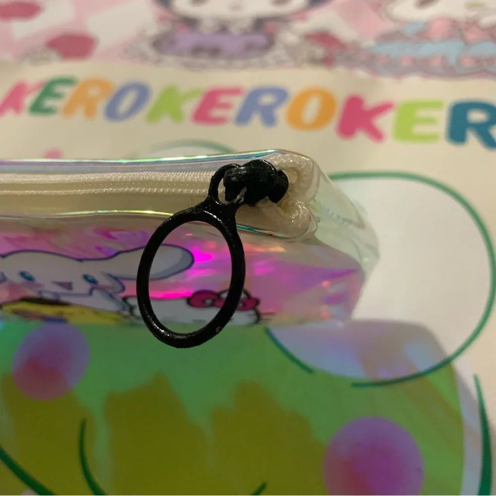 Sanrio Characters Holographic Clear Zip Pencil Pouch